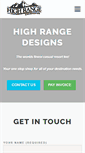 Mobile Screenshot of highrangedesigns.com
