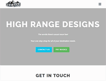 Tablet Screenshot of highrangedesigns.com